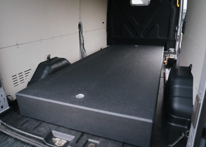 Modular system industrial water platform quikdok fit in a van real